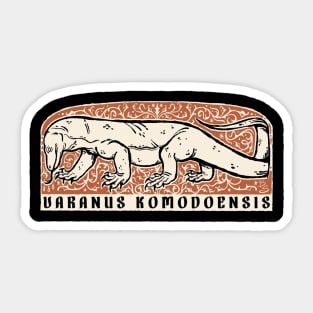 Varanus Komodoensis Sticker